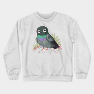 Cute pigeon drawing Crewneck Sweatshirt